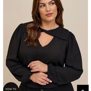 Plus size torrid blouse
